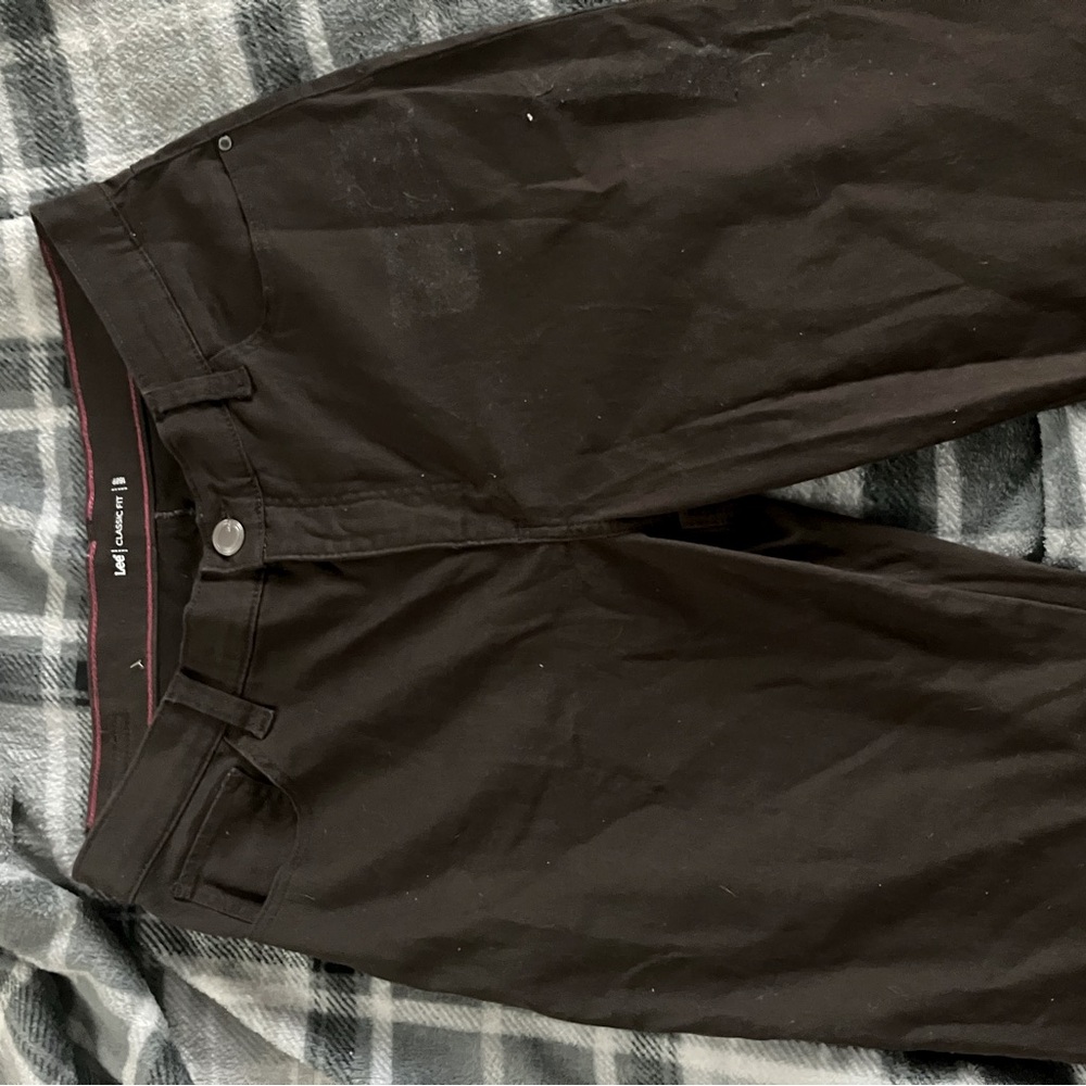 Brown Lee classic fit pants